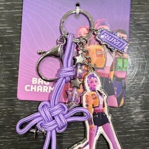 K-POP DEMON HUNTERS RUMI TRAVEL DANGLE BAG CHARM KEYRING NEW PRIMARK EXCLUSIVE